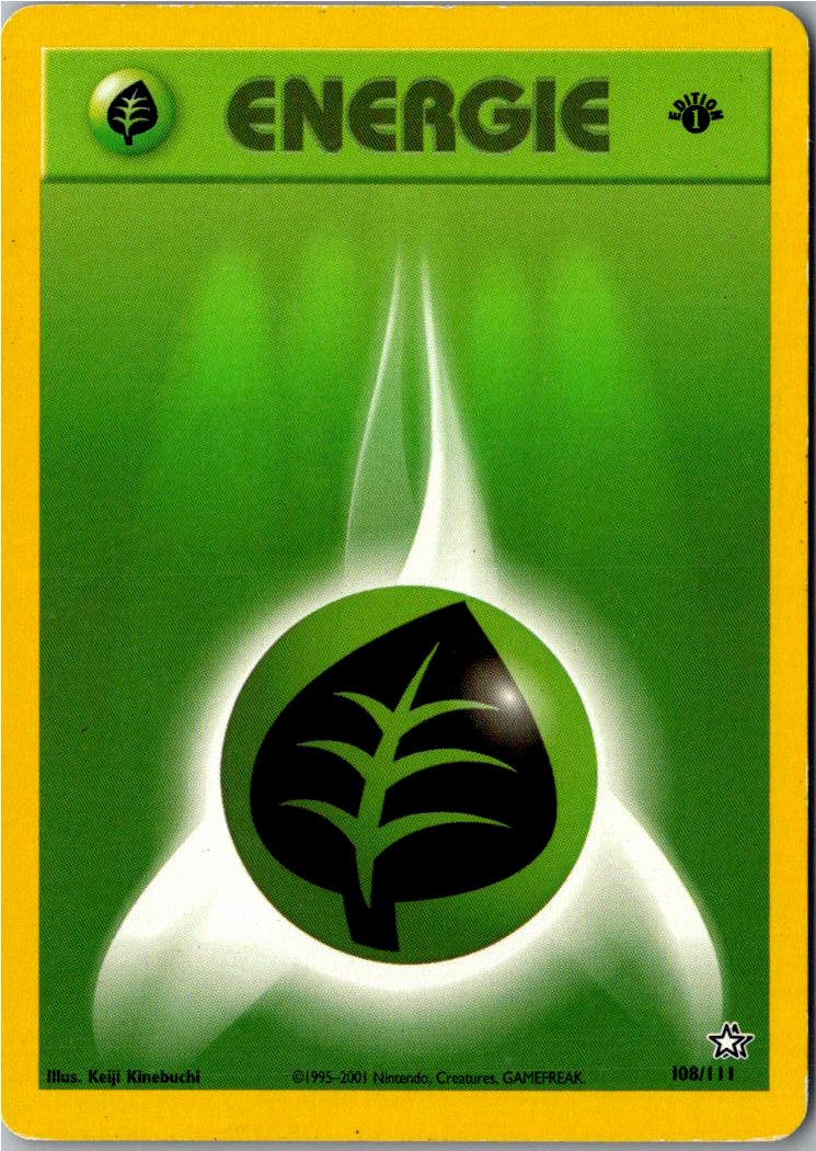 Pflanzen Energie 108/111 Neo Genesis – Vorderseite