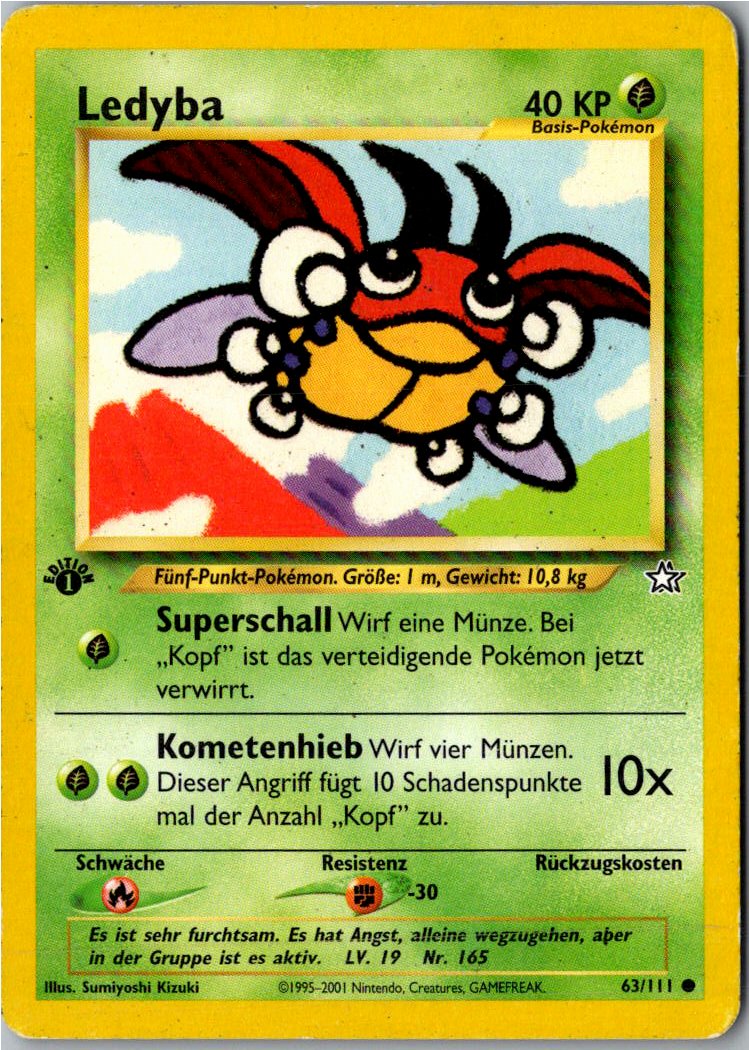 Ledyba 63/111 Neo Genesis – Vorderseite