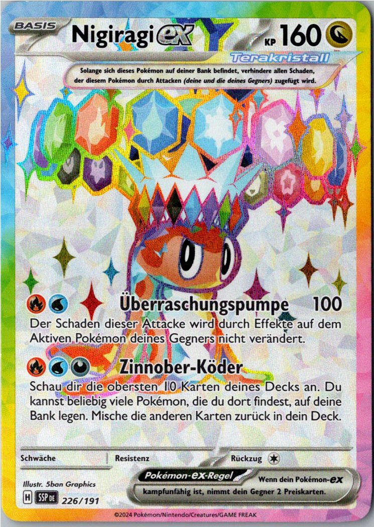 Nigiragi ex 226/191 Stürmische Funken – Vorderseite