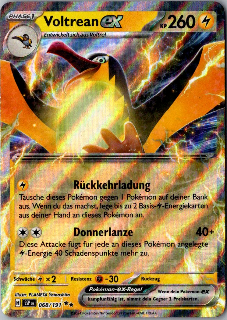 Voltrean ex 068/191 Stürmische Funken – Vorderseite