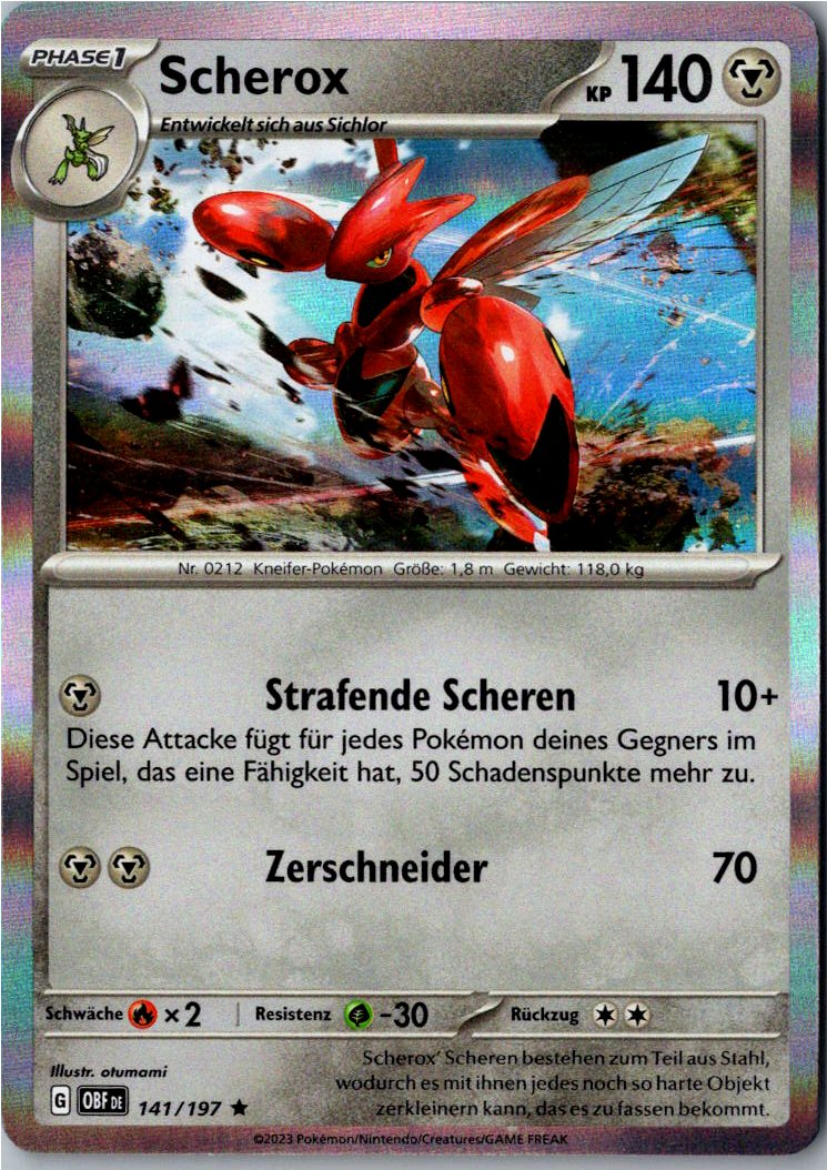 Scherox 141/197 Obsidianflammen – Vorderseite