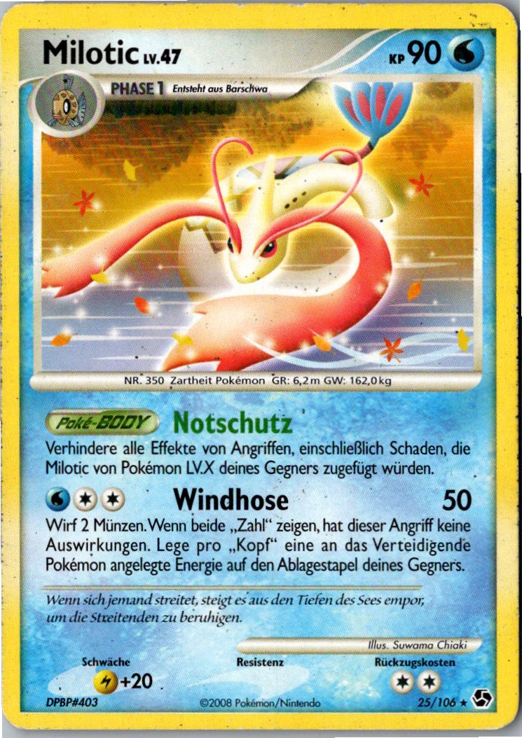 Milotic 25/106 Epische Begegnungen – Vorderseite