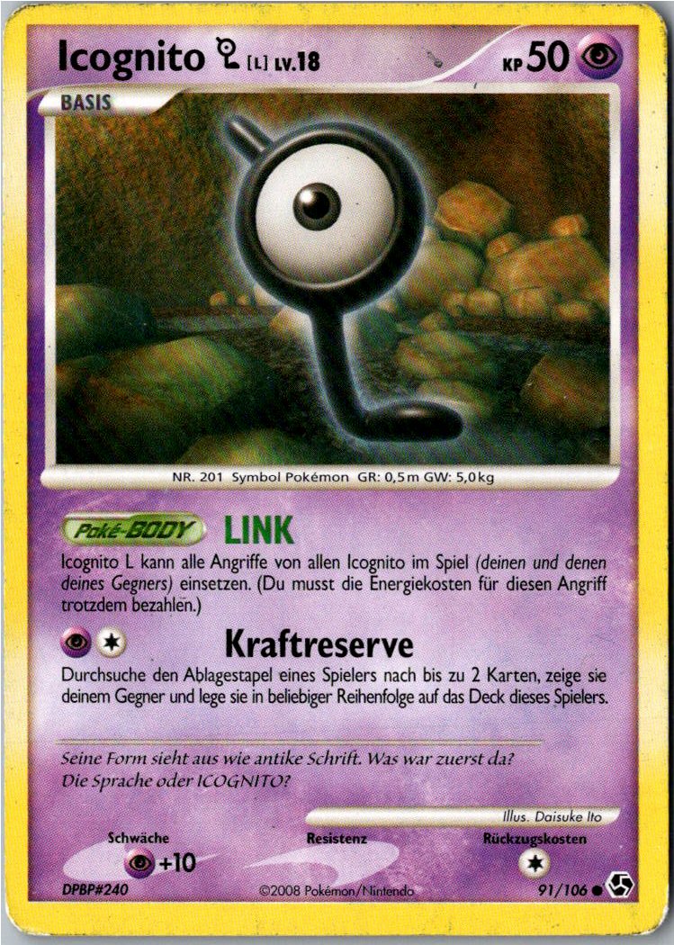 Icognito L 91/106 Epische Begegnungen – Vorderseite