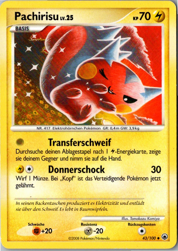 Pachirisu 43/100 Majestätischer Morgen – Vorderseite