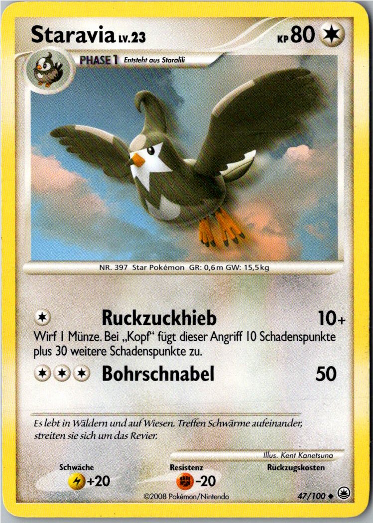 Staravia 47/100 Majestätischer Morgen – Vorderseite
