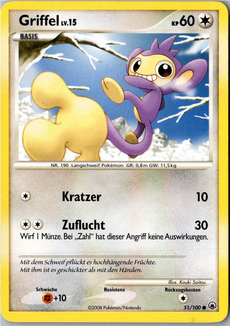 Griffel 51/100 Majestätischer Morgen – Vorderseite