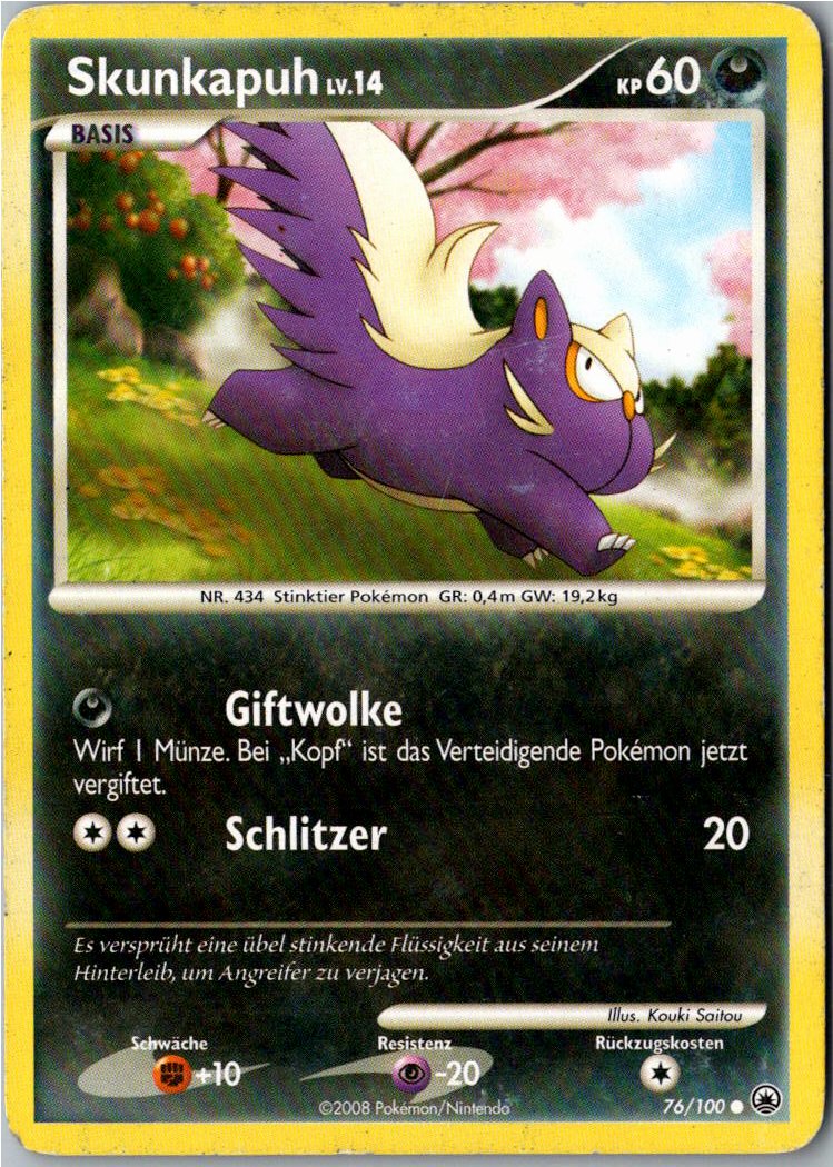 Skunkapuh 76/100 Majestätischer Morgen – Vorderseite