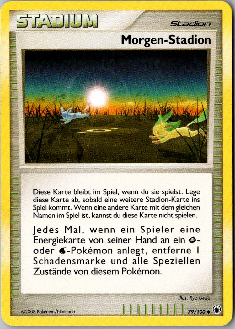 Morgen-Stadion 79/100 Majestätischer Morgen – Vorderseite