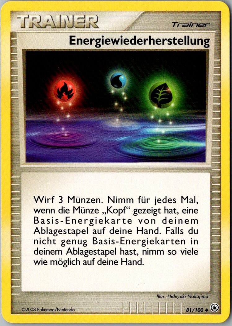 Energiewiederherstellung 81/100 Majestätischer Morgen – Vorderseite