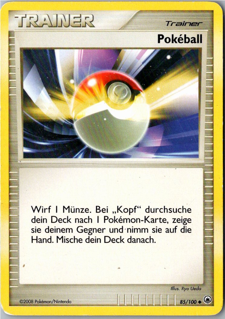 Pokeball 85/100 Majestätischer Morgen – Vorderseite