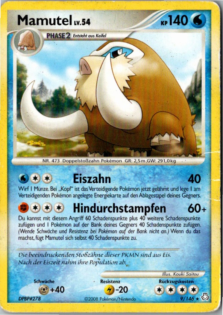 Mamutel 9/146 Erwachte Legenden – Vorderseite