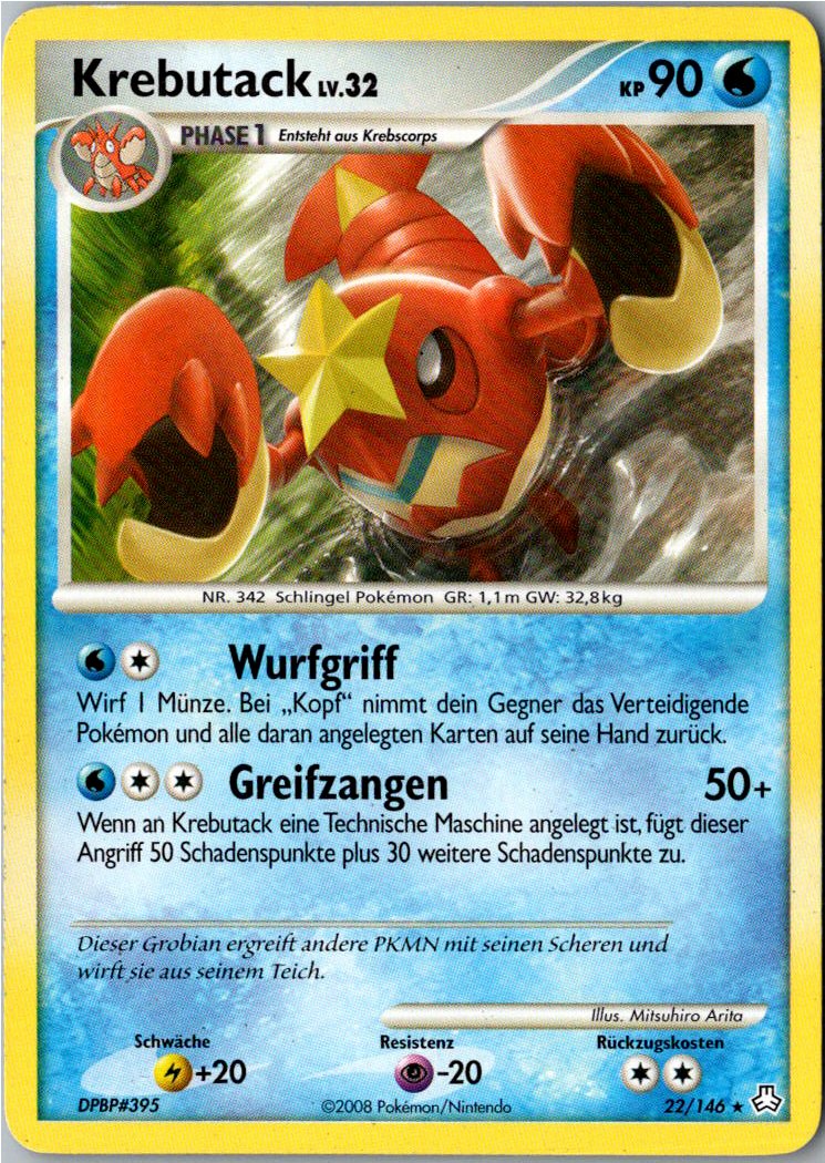 Krebutack 22/146 Erwachte Legenden – Vorderseite
