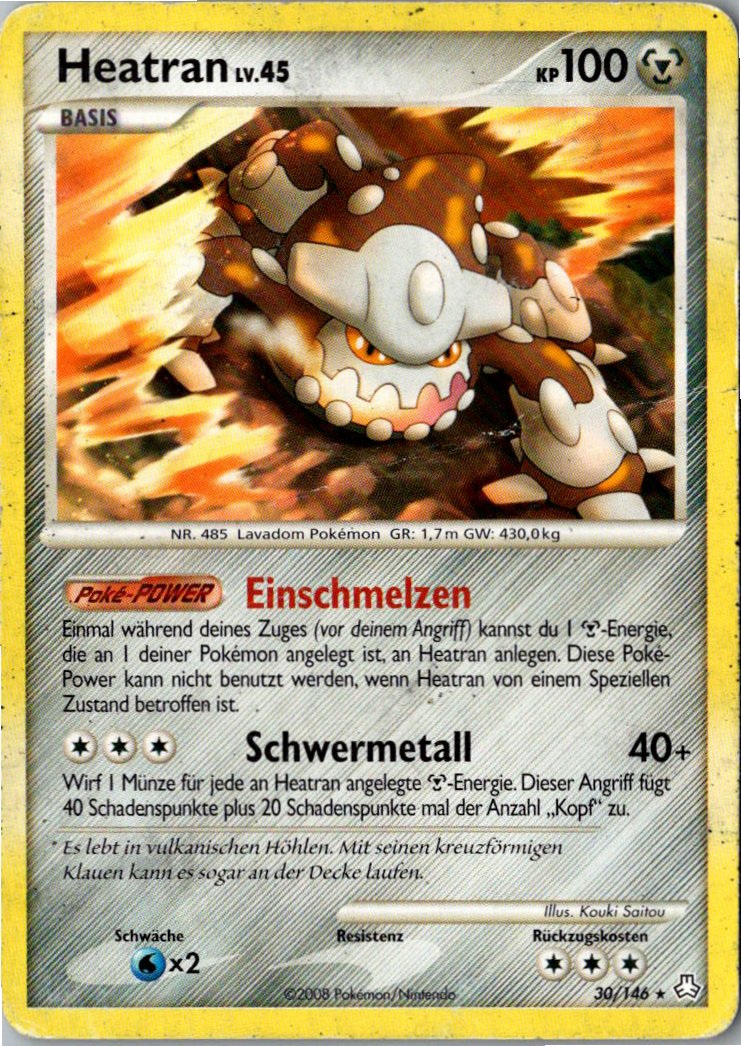 Heatran 30/146 Erwachte Legenden – Vorderseite