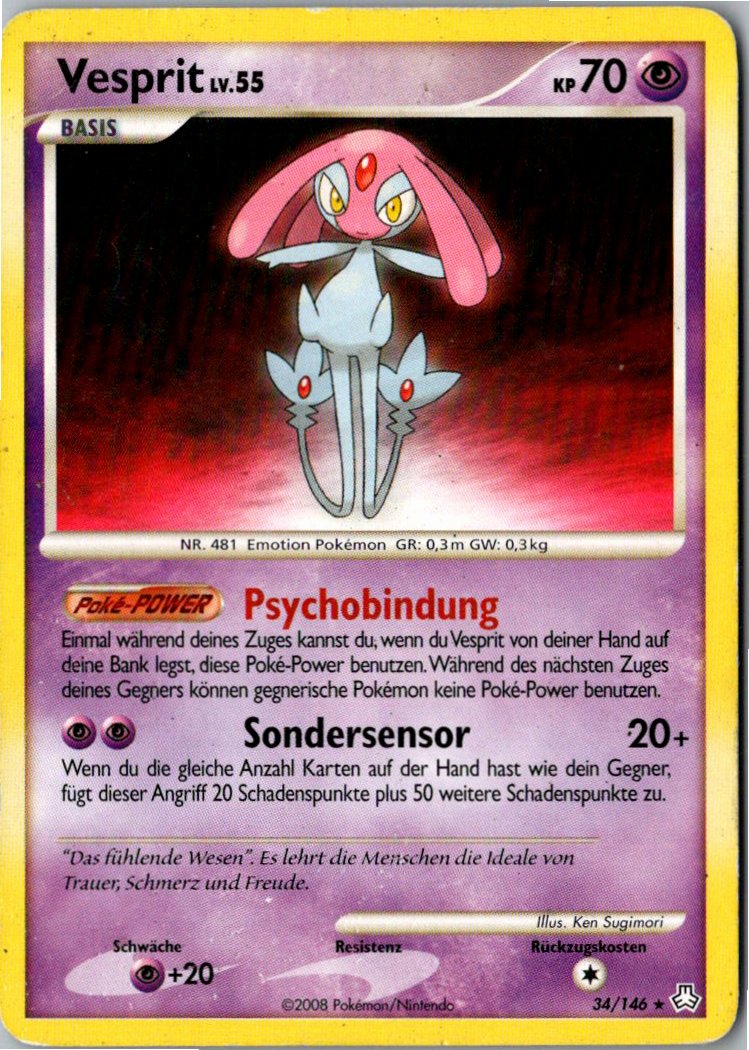 Vesprit 34/146 Erwachte Legenden – Vorderseite