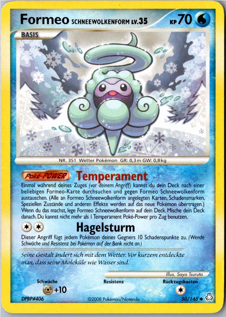 Formeo Schneewolkenform 50/146 Erwachte Legenden – Vorderseite