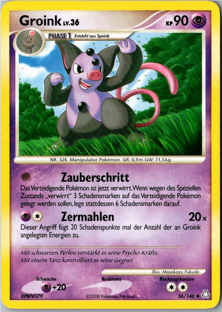 Groink 56/146 Erwachte Legenden – Vorderseite