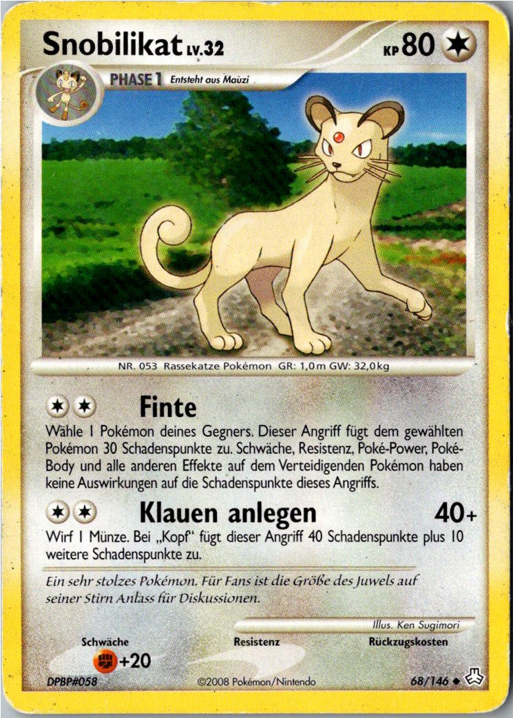 Snobilikat 68/146 Erwachte Legenden – Vorderseite