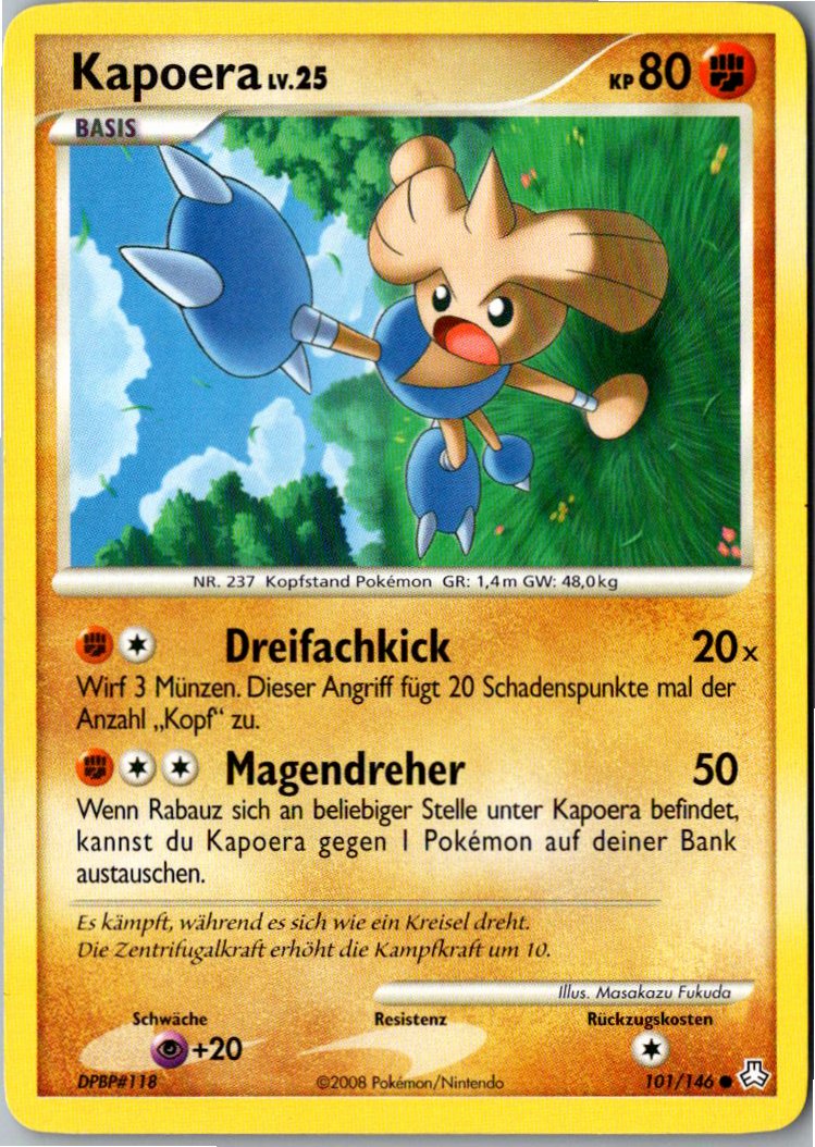 Kapoera 101/146 Erwachte Legenden – Vorderseite
