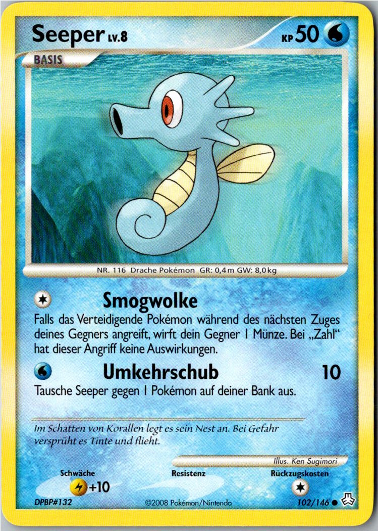Seeper 102/146 Erwachte Legenden – Vorderseite