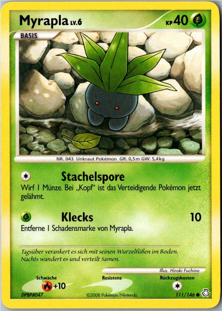 Myrapla 111/146 Erwachte Legenden – Vorderseite
