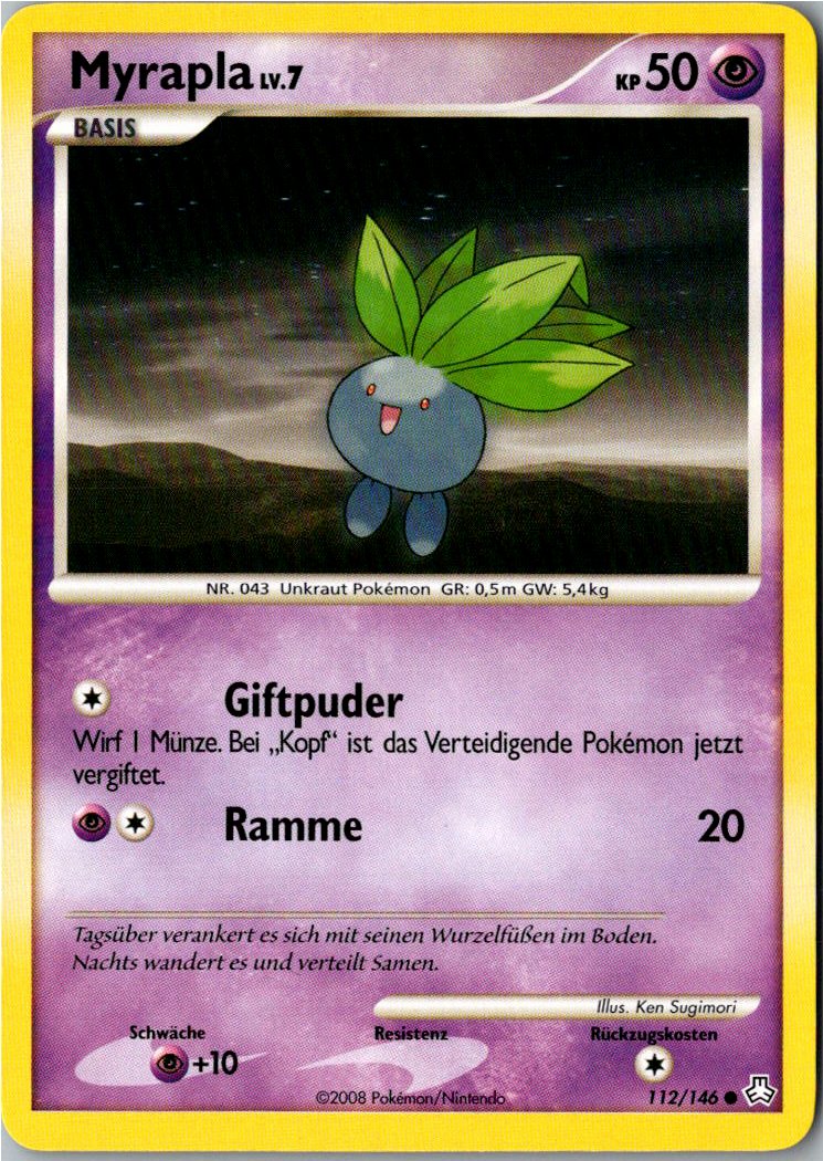 Myrapla 112/146 Erwachte Legenden – Vorderseite