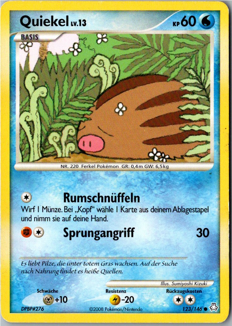 Quiekel 123/146 Erwachte Legenden – Vorderseite