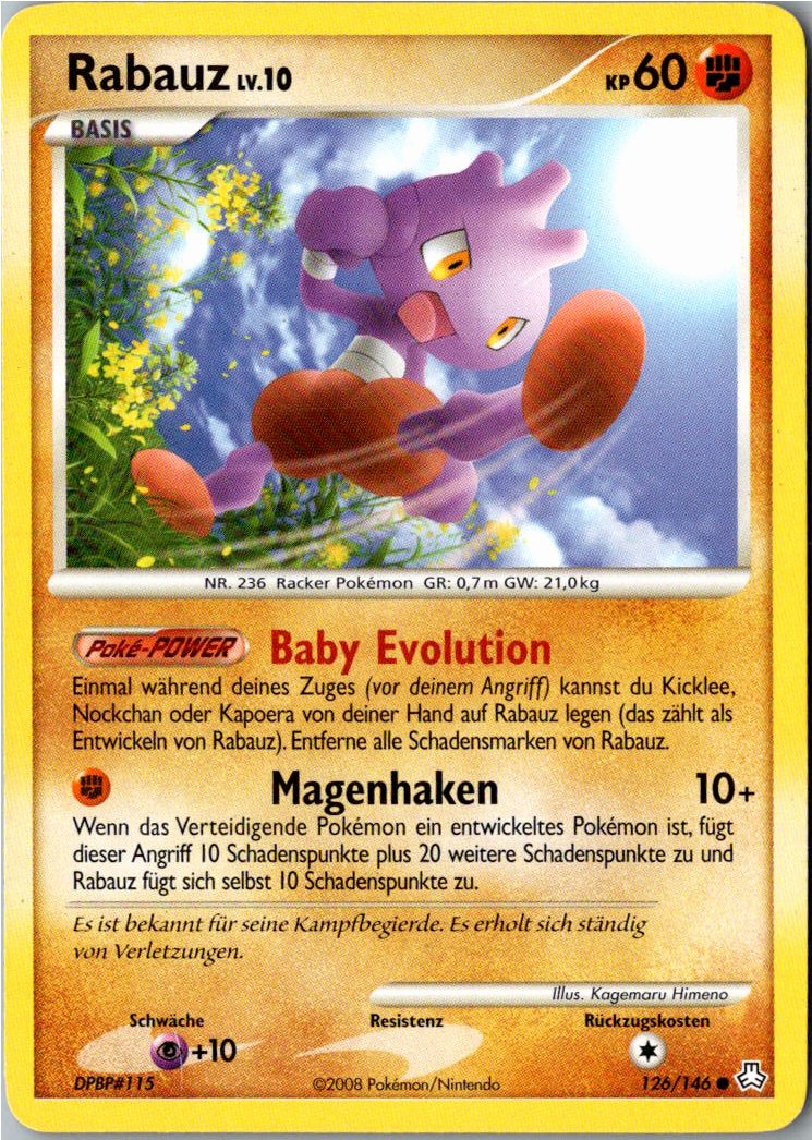 Rabauz 126/146 Erwachte Legenden – Vorderseite