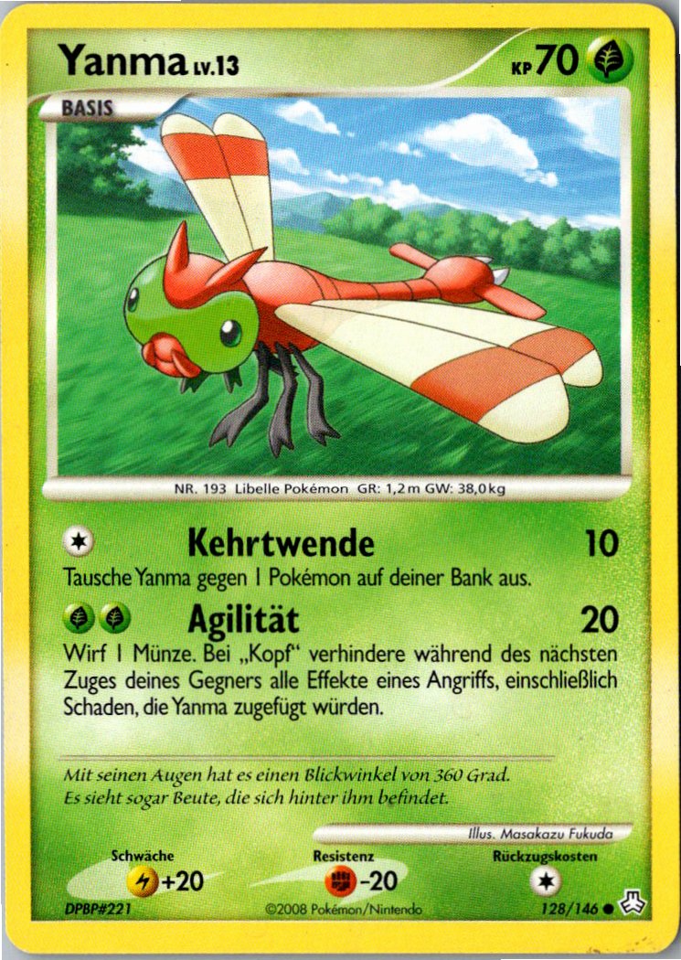 Yanma 128/146 Erwachte Legenden – Vorderseite