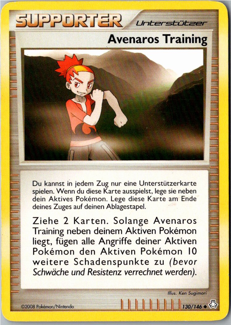 Avenaros Training 130/146 Erwachte Legenden – Vorderseite