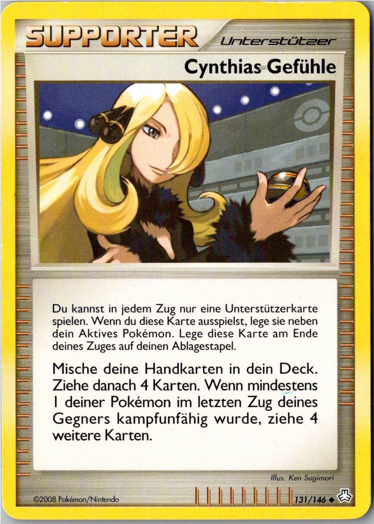 Cynthias Gefühle 131/146 Erwachte Legenden – Vorderseite