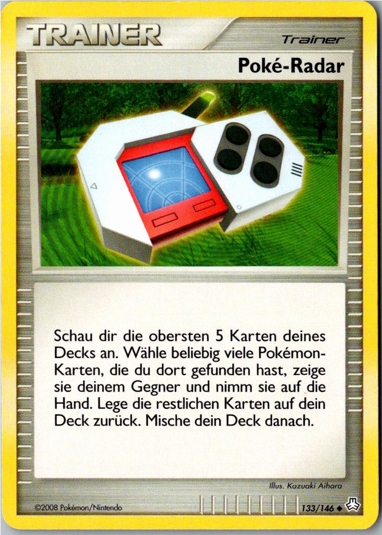 Poke-Radar 133/146 Erwachte Legenden – Vorderseite