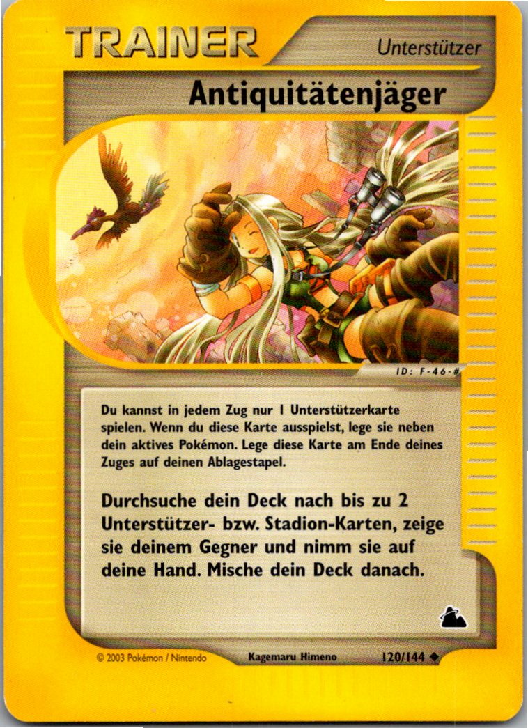 Antiquitätenjäger 120/144 Skyridge – Vorderseite