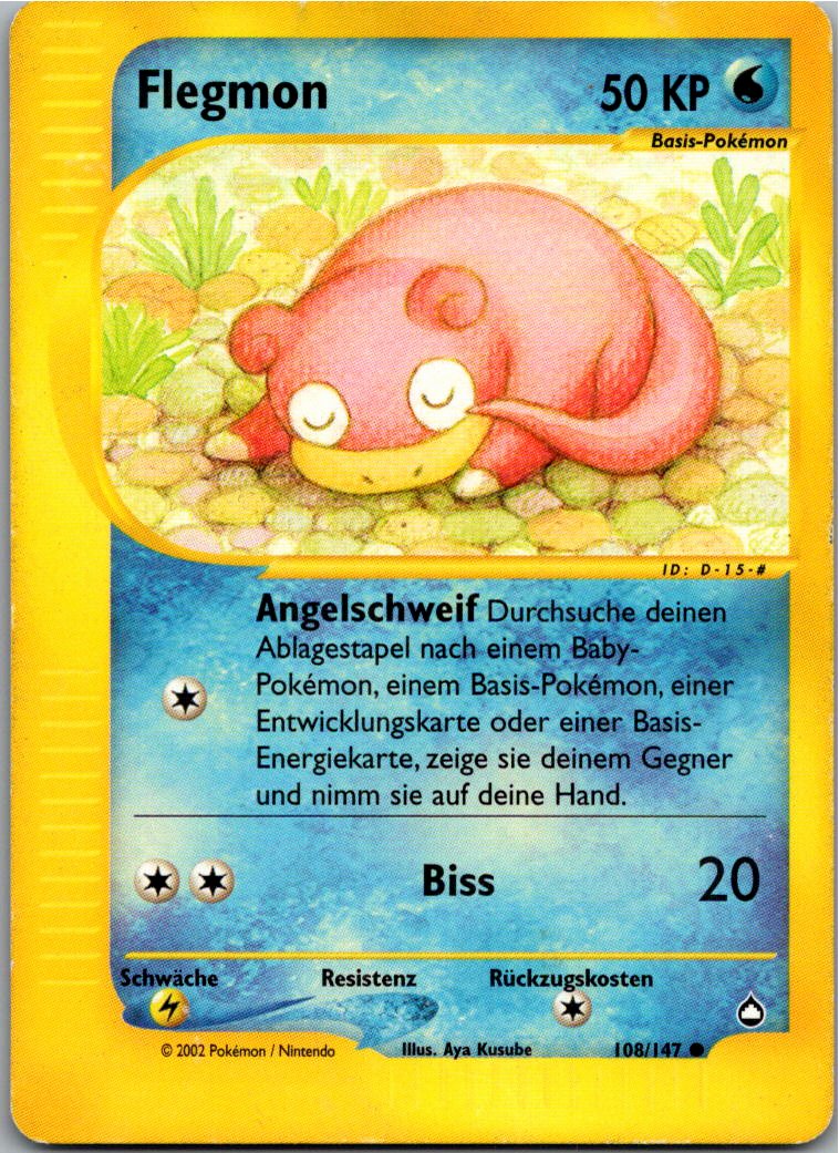 Flegmon 108/147 Aquapolis – Vorderseite