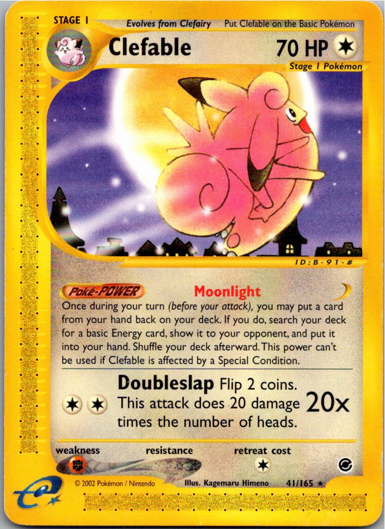 Clefable Pixi 41/165 Expedition – Vorderseite