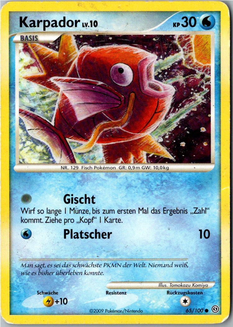 Karpador 65/100 Sturmtief – Vorderseite