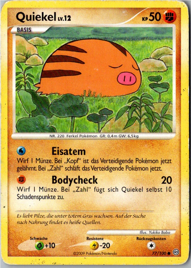 Quiekel 77/100 Sturmtief – Vorderseite