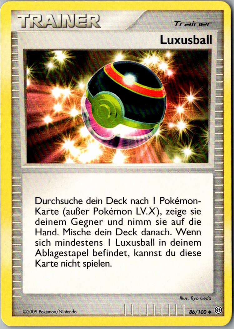 Luxusball 86/100 Sturmtief – Vorderseite