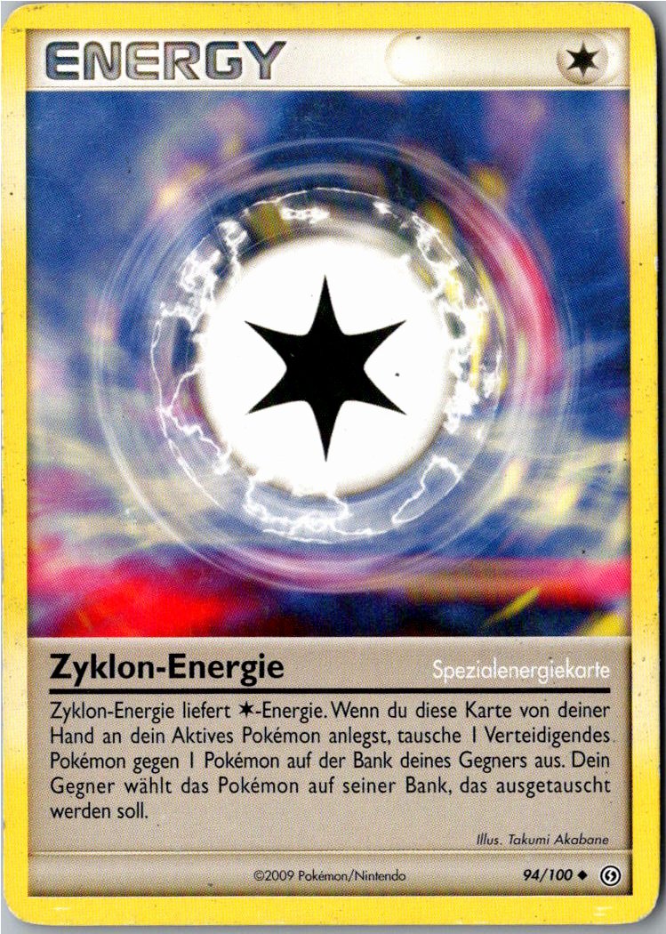 Zyklon-Energie 94/100 Sturmtief – Vorderseite