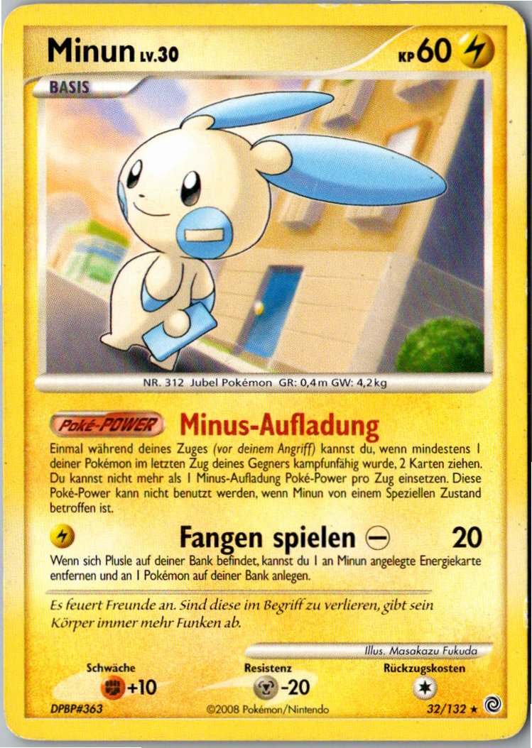 Minun 32/132 Rätselhafte Wunder – Vorderseite