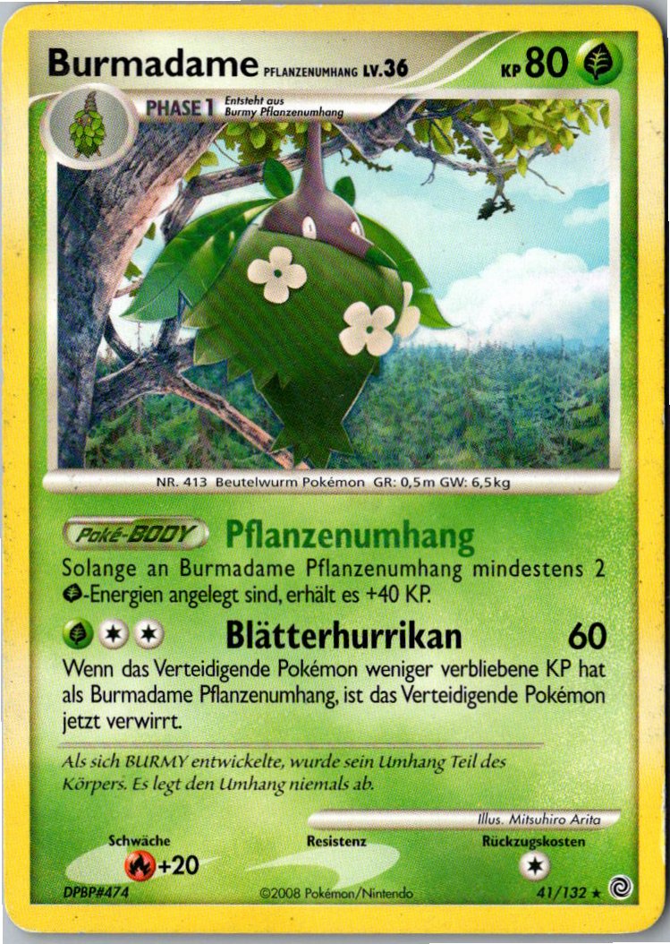 Burmadame Pflanzenumhang 41/132 Rätselhafte Wunder – Vorderseite