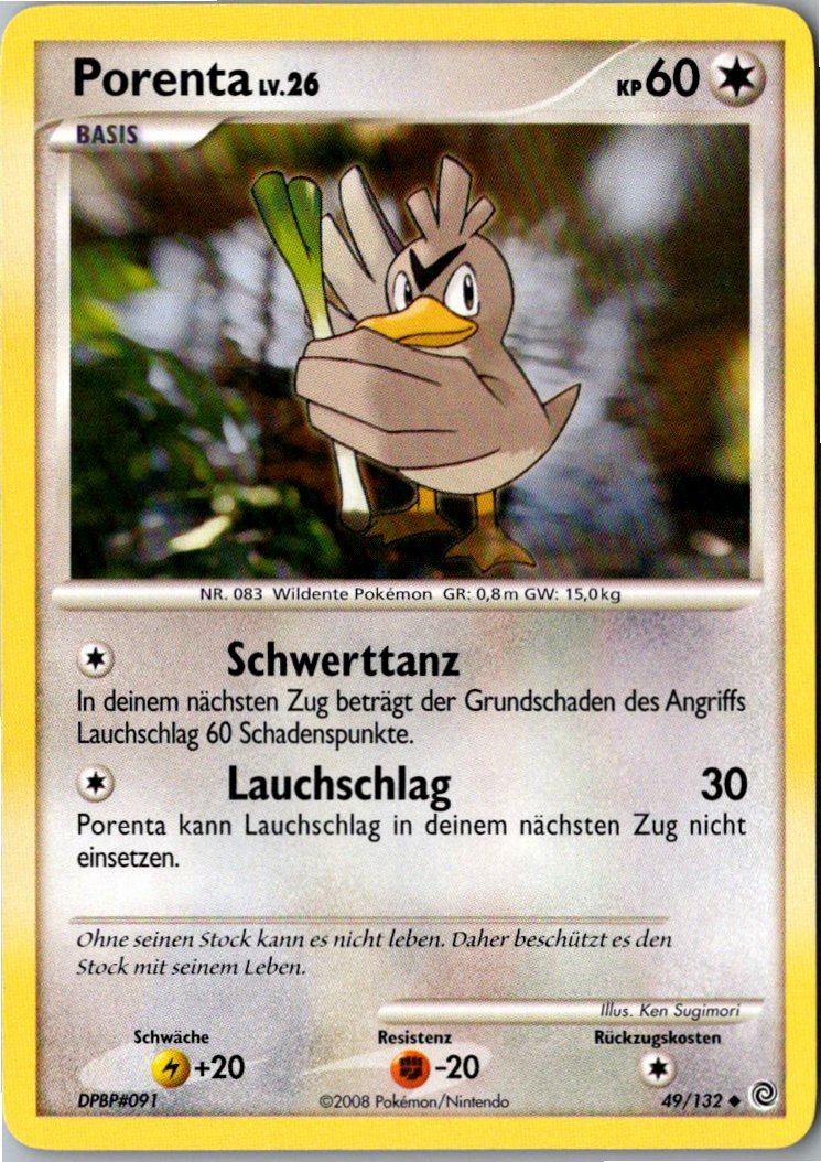 Porenta 49/132 Rätselhafte Wunder – Vorderseite