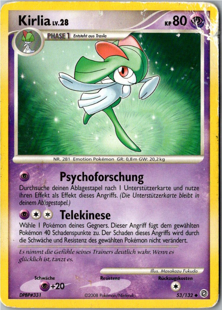 Kirlia 53/132 Rätselhafte Wunder – Vorderseite