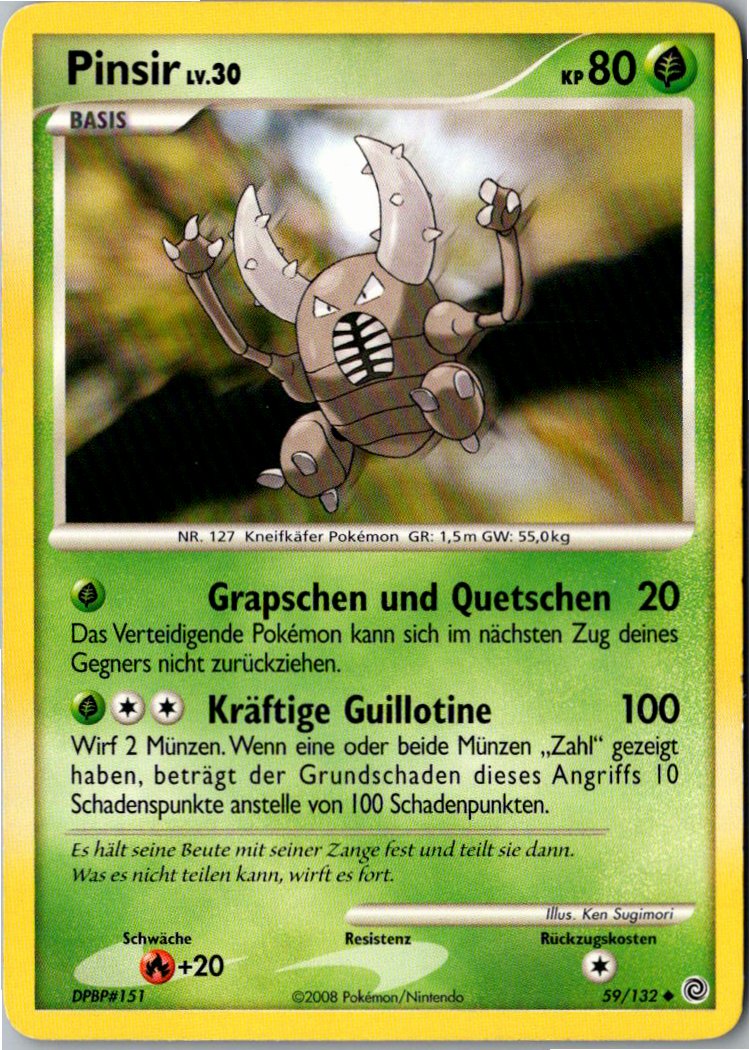 Pinsir 59/132 Rätselhafte Wunder – Vorderseite
