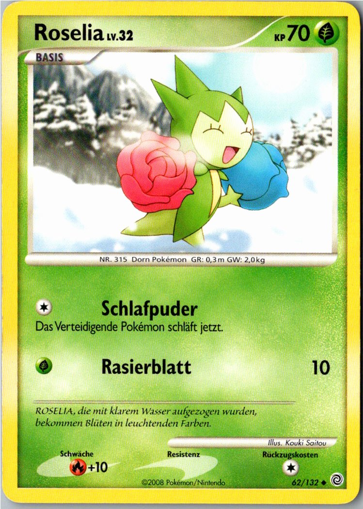 Roselia 62/132 Rätselhafte Wunder – Vorderseite