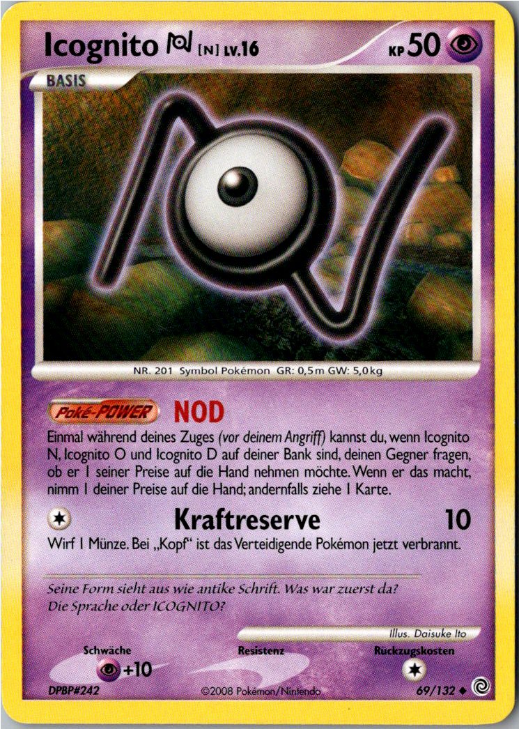 Icognito N 69/132 Rätselhafte Wunder – Vorderseite
