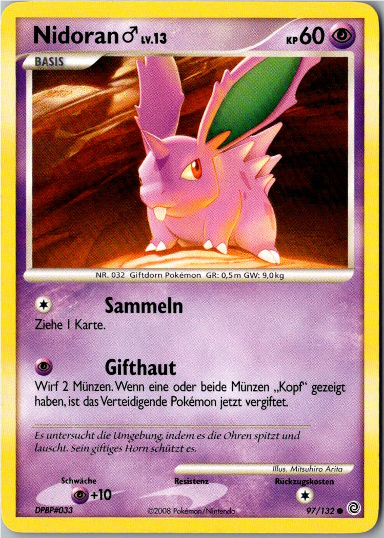 Nidoran 97/132 Rätselhafte Wunder – Vorderseite