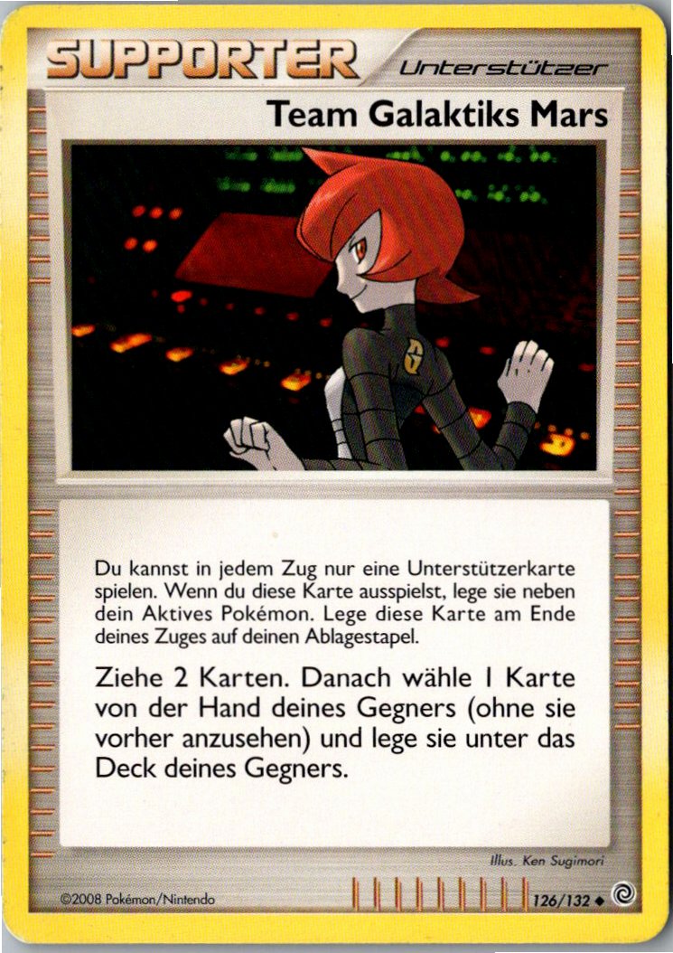 Team Galaktiks Mars 126/132 Rätselhafte Wunder – Vorderseite