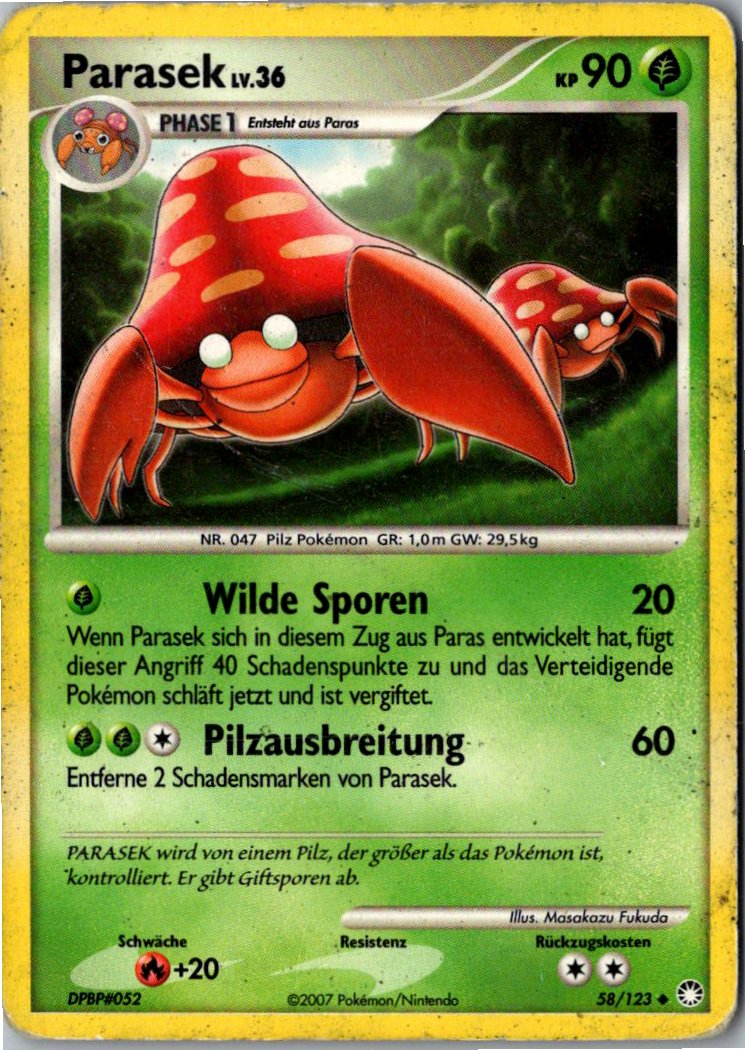 Parasek 58/123 Geheimnisvolle Schätze – Vorderseite