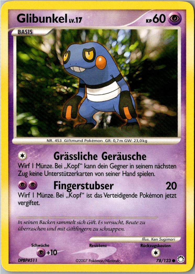 Glibunkel 78/123 Geheimnisvolle Schätze – Vorderseite