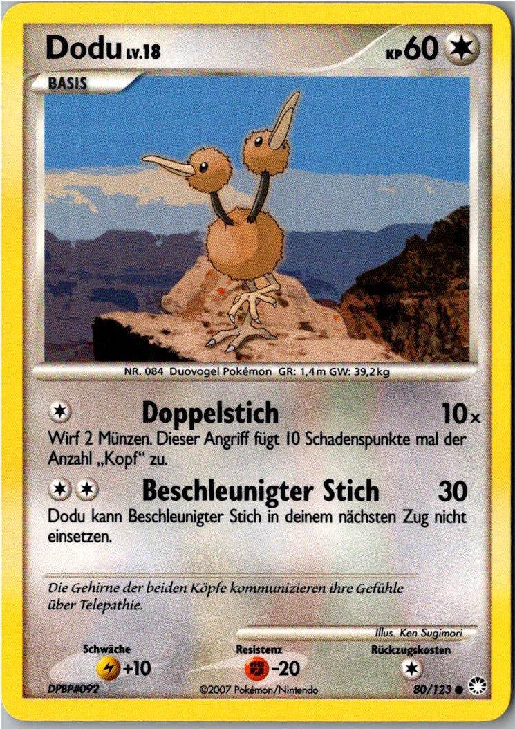 Dodu 80/123 Geheimnisvolle Schätze – Vorderseite